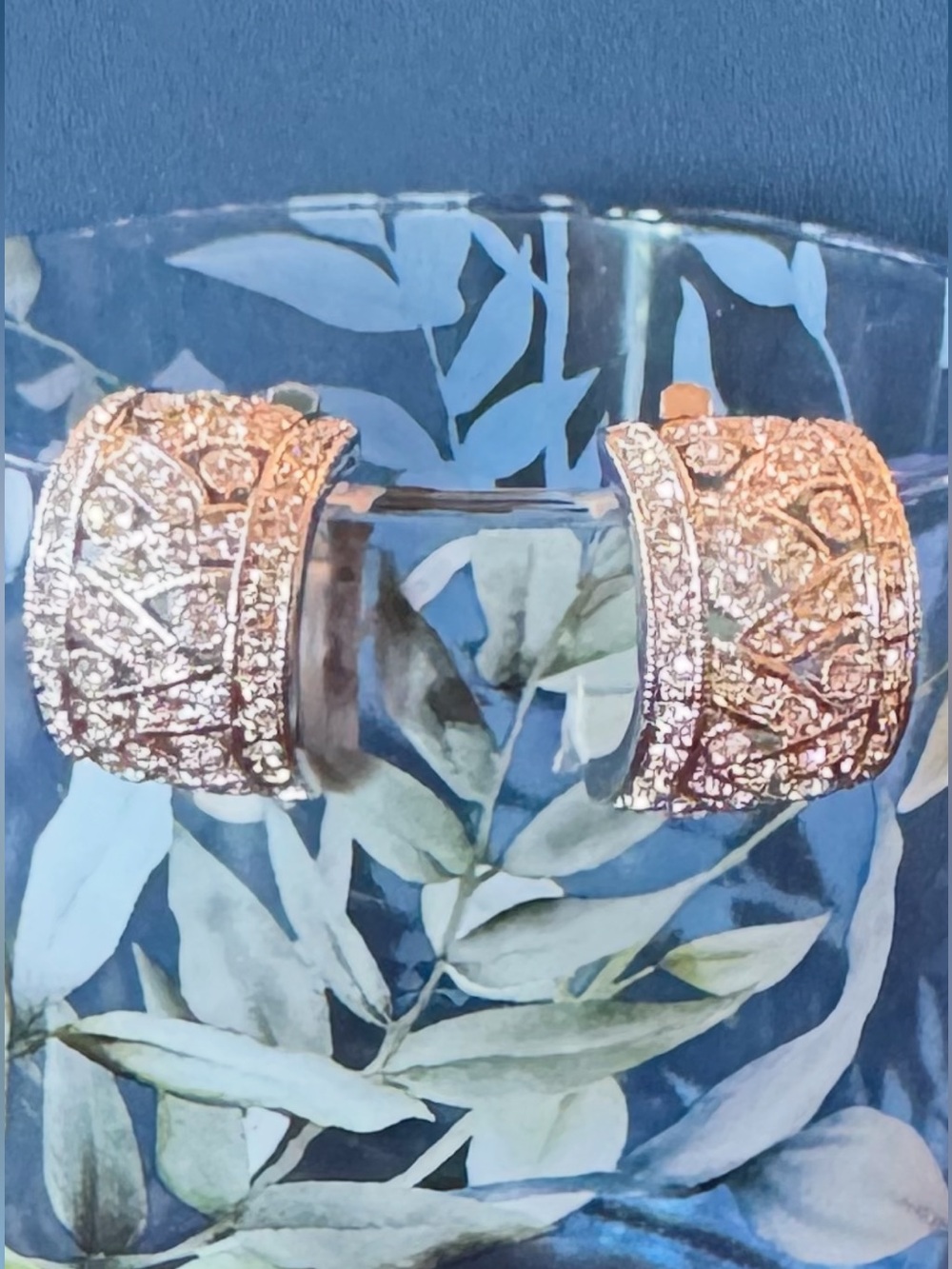 Clip-On Silver-Tone Filigree Hoop Earrings